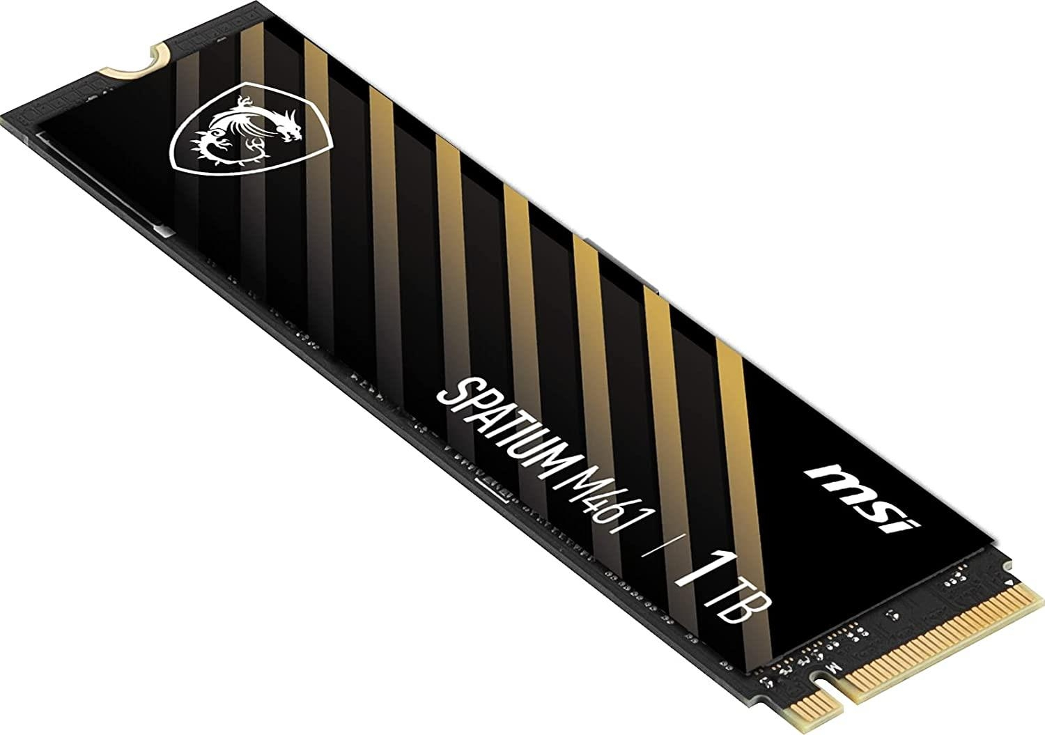 MSI Spatium M461 1TB 5000/3200MB/s PCIe Gen 4.0 NVMe M.2 SSD Disk