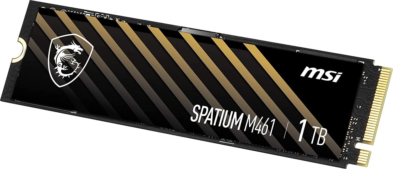 MSI Spatium M461 1TB 5000/3200MB/s PCIe Gen 4.0 NVMe M.2 SSD Disk