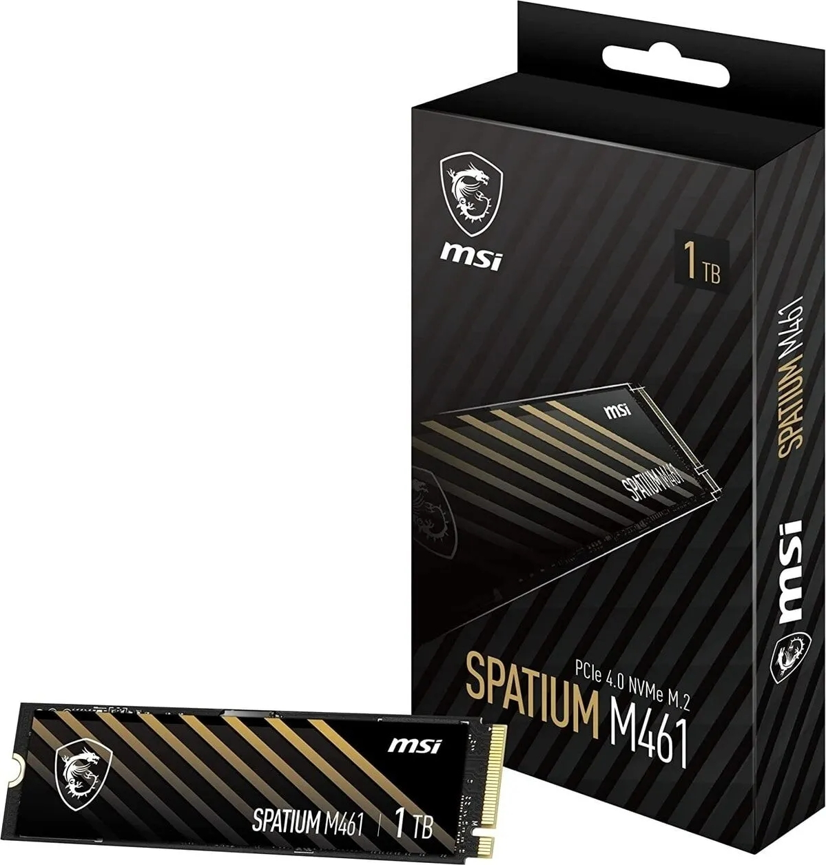 MSI Spatium M461 1TB 5000/3200MB/s PCIe Gen 4.0 NVMe M.2 SSD Disk
