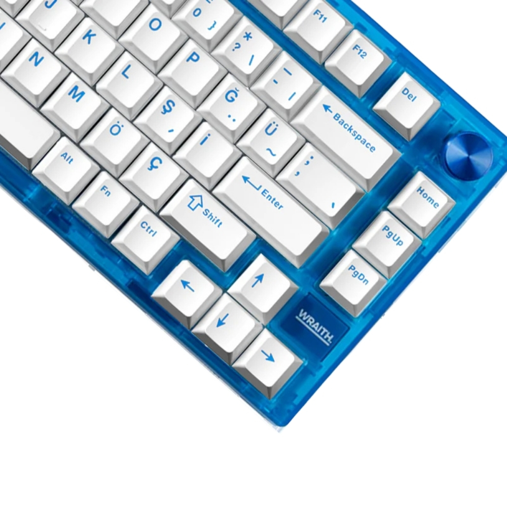 Wraith W75 V2 Klavye Cyber Blue (Manyetik Switch / HE)