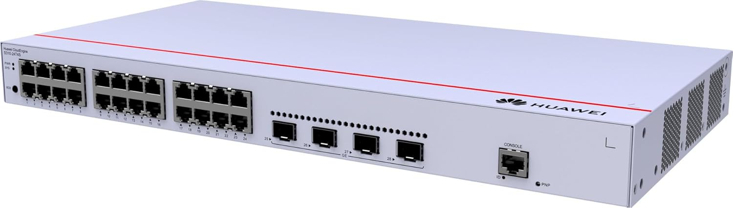 Huawei eKit CloudEngine S310-24T4S 28Port 56Gbit/S Yönetilemez Switch
