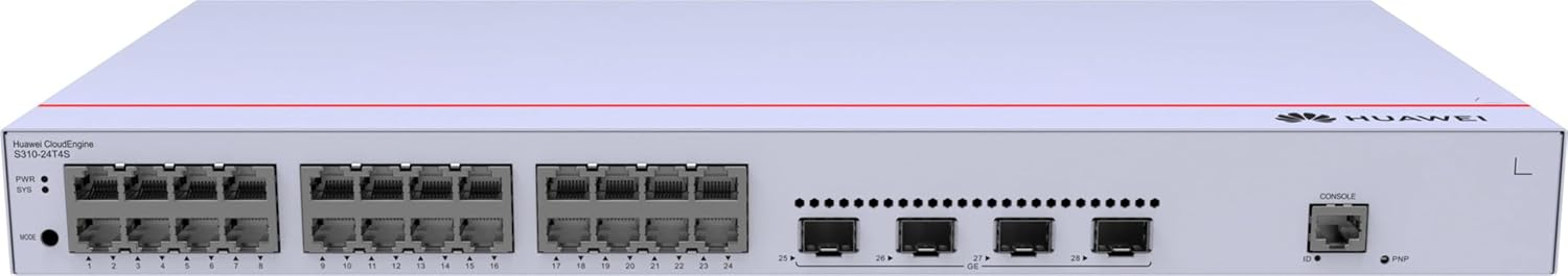 Huawei eKit CloudEngine S310-24T4S 28Port 56Gbit/S Yönetilemez Switch