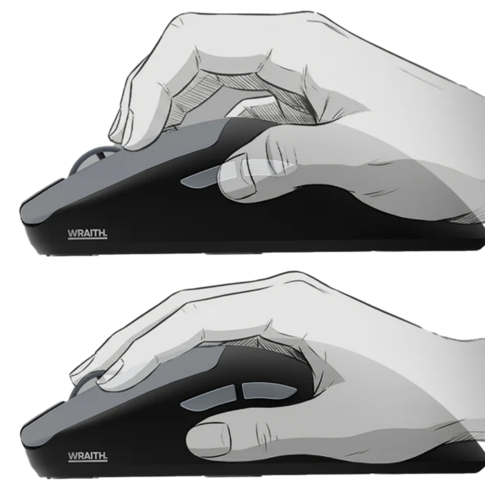 Wraith W1 Wireless Beyaz-Gri Mouse 