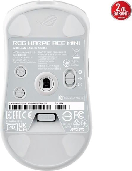 ASUS ROG Harpe Ace Mini Kablosuz Beyaz
