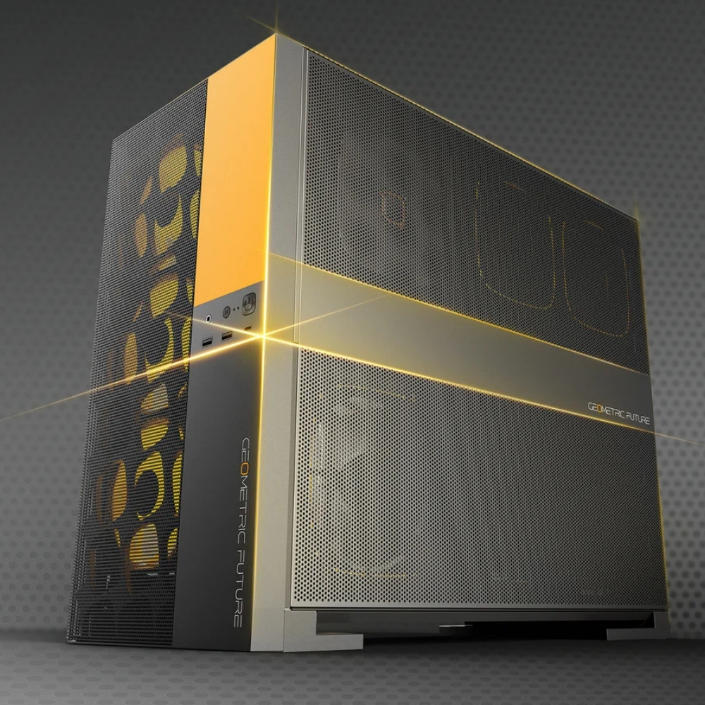 Geometric Future Model 5 Vent 5x140mm ARGB E-ATX Fan Siyah- Gaming (Oyuncu) Kasa