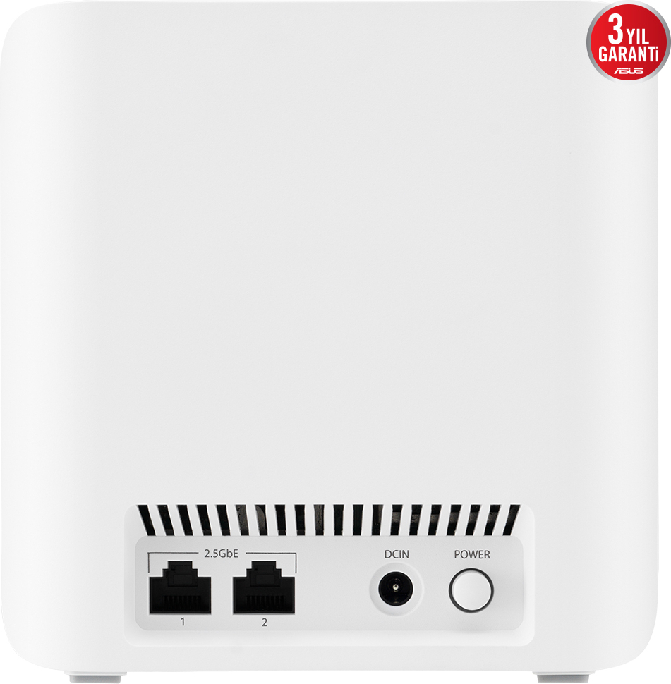 ASUS ZenWiFi BD4 Çift Bantlı Wi-Fi 7 Mesh Sistemi (Beyaz, Üçlü Paket) Router