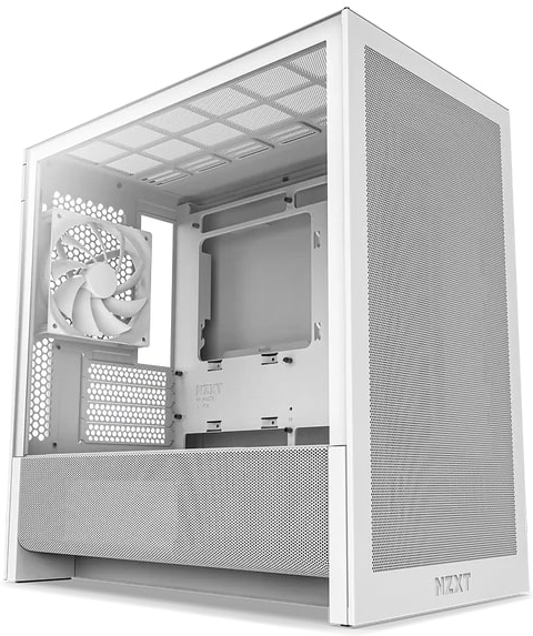 NZXT H Series H3 Flow CC-H31FW-01 mATX Beyaz Gaming Kasası