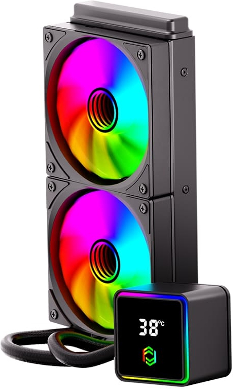 FRISBY FCL-240B ARGB 240mm Siyah İşlemci Sıvı Soğutucu