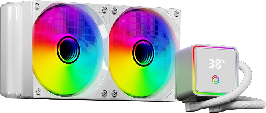 Frisby FCL-240W ARGB 240mm Beyaz İşlemci Sıvı Soğutucu