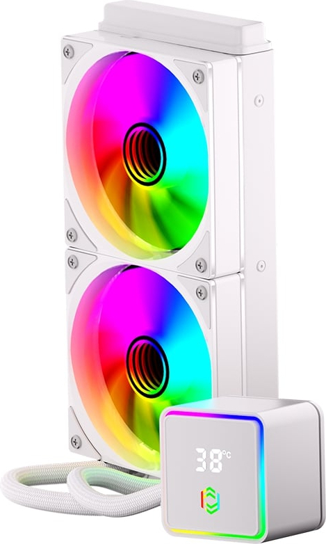 Frisby FCL-240W ARGB 240mm Beyaz İşlemci Sıvı Soğutucu