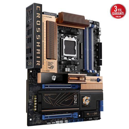 ASUS ROG CROSSHAIR 2006 AMD X870E AM5 DDR5 9600+(OC) MHz WiFi7 Gaming (Oyuncu) Anakart