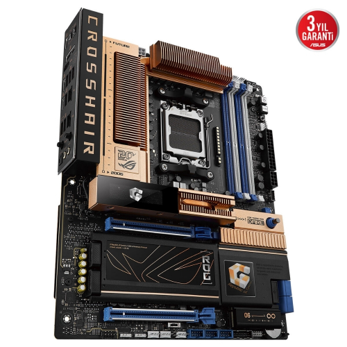 ASUS ROG CROSSHAIR 2006 AMD X870E AM5 DDR5 9600+(OC) MHz WiFi7 Gaming (Oyuncu) Anakart