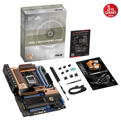 ASUS ROG CROSSHAIR 2006 AMD X870E AM5 DDR5 9600+(OC) MHz WiFi7 Gaming (Oyuncu) Anakart