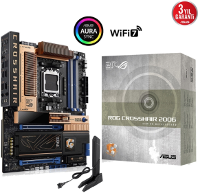 ASUS ROG CROSSHAIR 2006 AMD X870E AM5 DDR5 9600+(OC) MHz WiFi7 Gaming (Oyuncu) Anakart