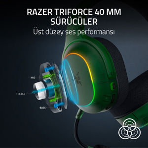 Razer Barracuda X Chroma RZ04-05220300-R3M1 Green Kablosuz Kulaklık