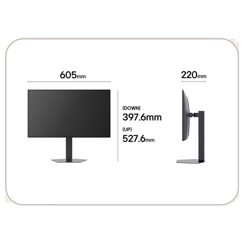 LG UltraGear 27GX790B-B 27″ 2K 540Hz - FHD 720Hz 0.02ms  HDR10 Pivot Dual-Mode QHD OLED Gaming Monitör