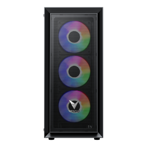 VENTO VG17F 650W 80+ Bronze 4x120mm FRGB Fan Temperli Cam USB 3.0 Mesh ATX Gaming (Oyuncu) Kasa