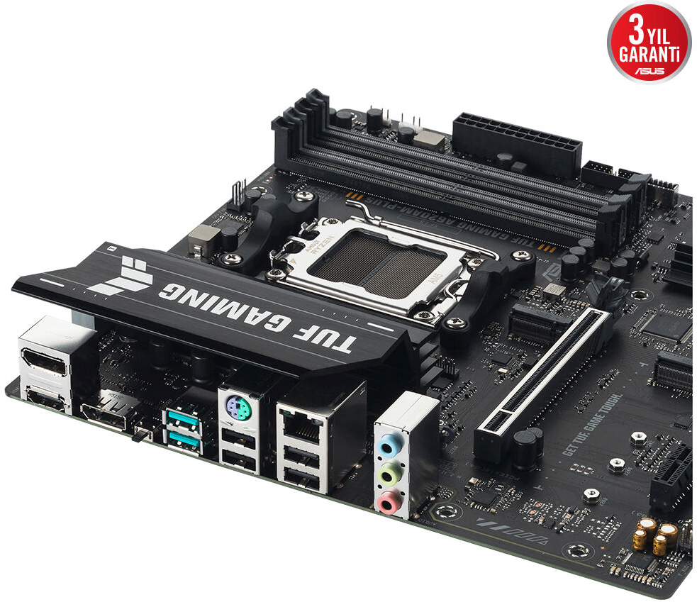 ASUS TUF GAMING A620AM-PLUS 7600Mhz(OC) DDR5 2xDP HDMI M.2 AM5 mATX Gaming (Oyuncu) Anakart