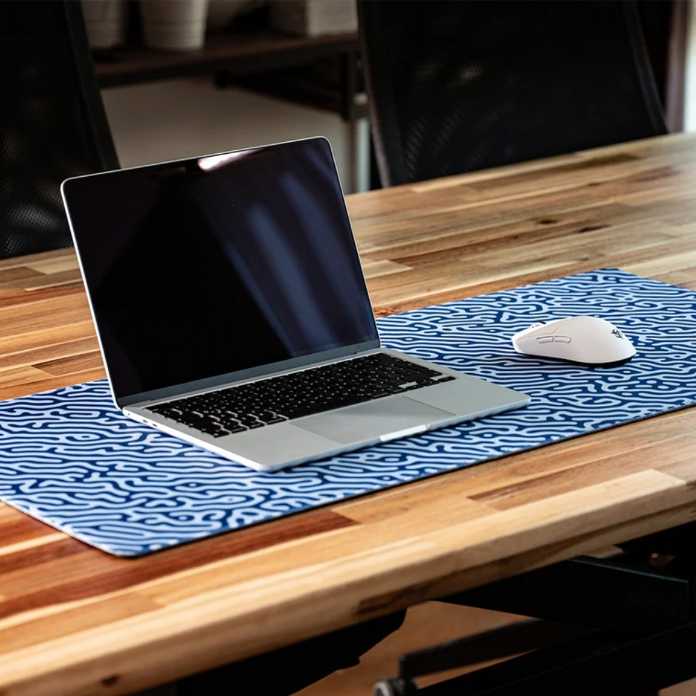 Wraith Studio Jungle Maze Deskmat Koyu Mavi