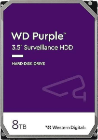 WD Purple WD85PURZ 8TB 3.5″ 5640RPM 256MB SATA 6GB/s 7x24 Güvenlik Diski