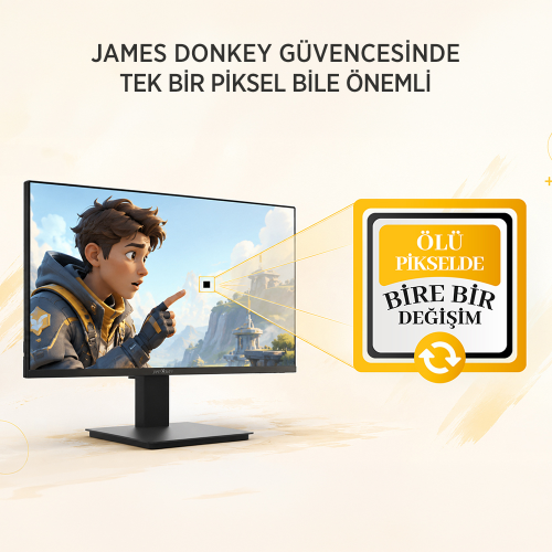 James Donkey Ravel Q70 27″ 210Hz 1Ms GTG Fast IPS QHD 2K Pivot Gaming Monitör (Ölü Pikselde Anında Değişim)