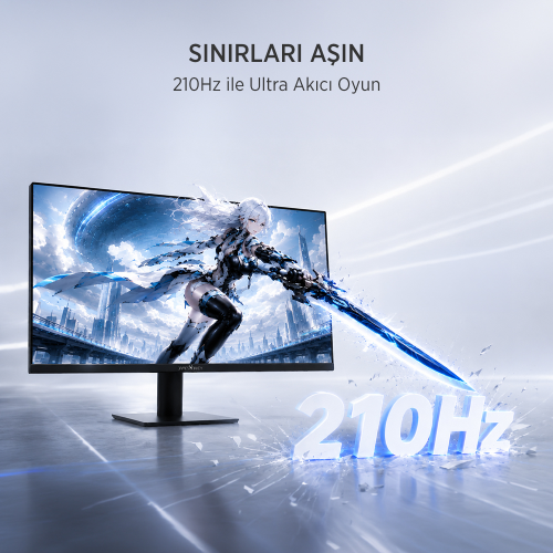 James Donkey Ravel Q70 27″ 210Hz 1Ms GTG Fast IPS QHD 2K Pivot Gaming Monitör (Ölü Pikselde Anında Değişim)