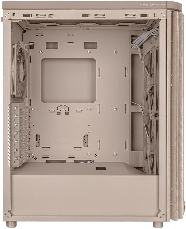 ASUS ProArt PA401 Wood Metal Edition Mesh Panel USB 3.2  ATX Mid-Tower Gaming (Oyuncu) Kasa Bej