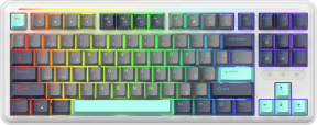 GamePower Zoom RGB Kablolu Mekanik Beyaz Gaming Klavye