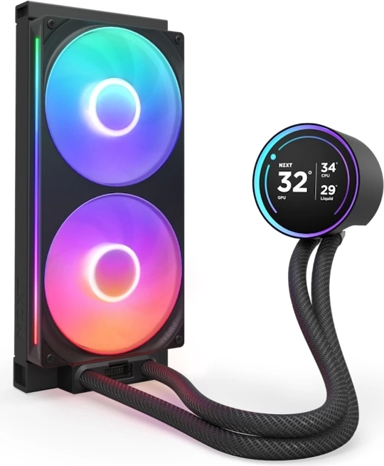 NZXT Kraken Elite 280 RL-KR28E-B2 280mm LCD RGB Siyah İşlemci Sıvı Soğutucu (2024)