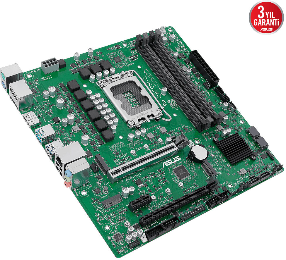 ASUS PRO Q870M-C-CSM Intel Q870 Soket DDR5 6400+(OC)MHz mATX Anakart