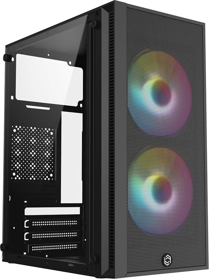 FRISBY FC-8970G 300W 2x120mm RGB Fan Siyah Mid Tower Kasa