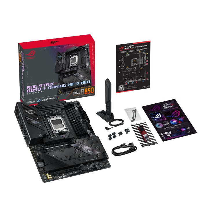 ASUS ROG STRIX B850-F GAMING WIFI7 NEO 9000MHz(OC) DDR5 AM5 Gaming (Oyuncu) Anakart