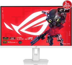 ASUS ROG STRIX XG27ACSR-W 27″ 220Hz 1ms Adaptive-Sync  Pivot Fast IPS 2K QHD Gaming Monitör