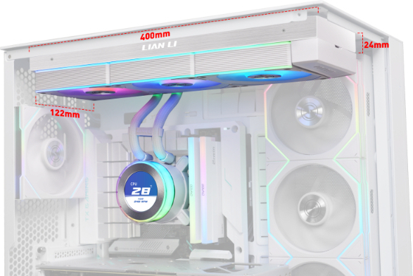 Lian Li Hydro-Shift II LCD-C 360CL Beyaz İşlemci Sıvı Soğutma