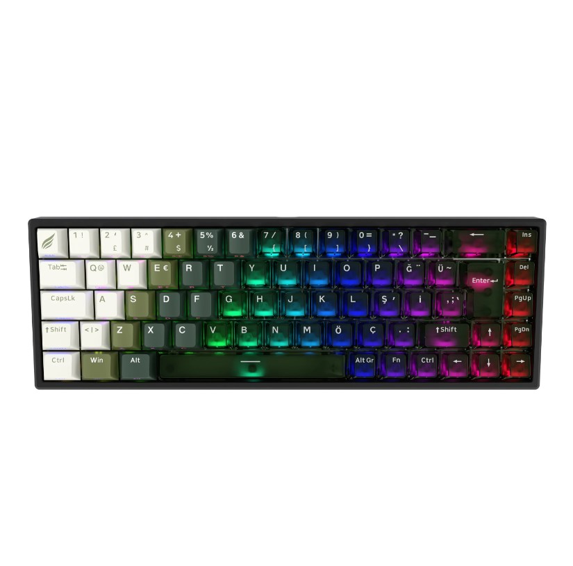 Hawk Gaming HK550 Hall Effect Manyetik Switch Rapid Trigger RGB 1k Hz 1 Ms Kablolu %65 Gaming Klavye