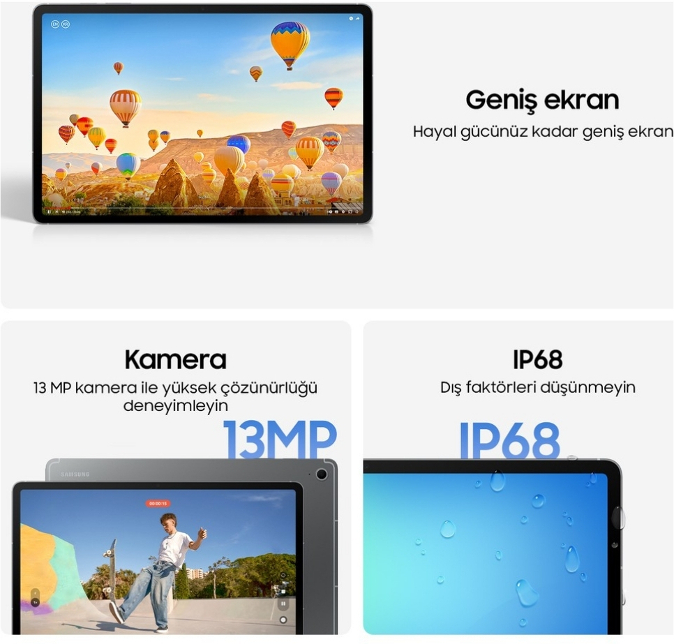Galaxy Tab S10 FE+ X620 128GB SM-X620 NLBRTUR Tablet