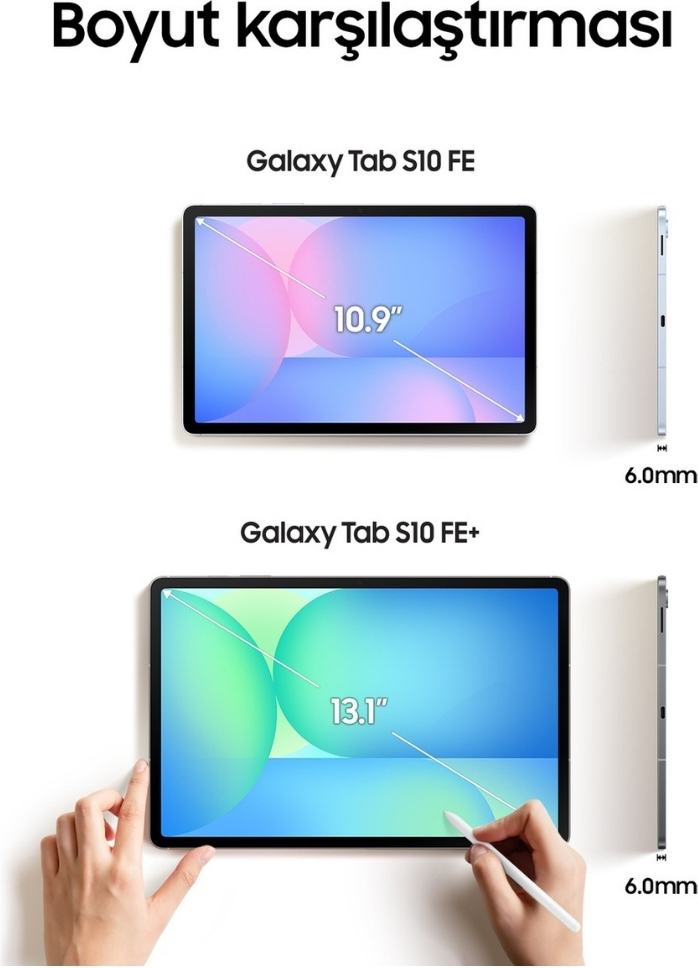 Galaxy Tab S10 FE+ X620 128GB SM-X620 NLBRTUR Tablet
