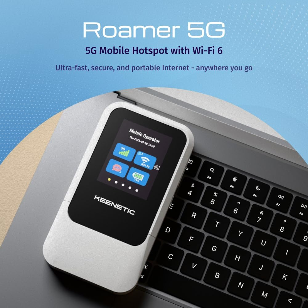 Keenetic Roamer KN-5210-01-EU 5G Taşınabilir Modem