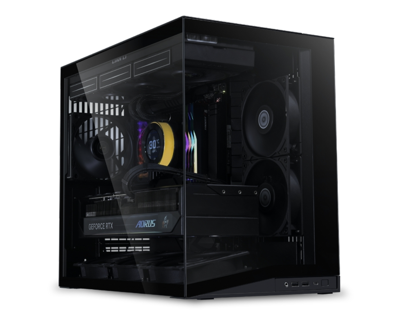 Lian Li O11 Dynamic Flow Mini V2 Siyah 650W 80+ Gold ATX Gaming (Oyuncu) Kasa (G99.OE816FXSR65G.EU)