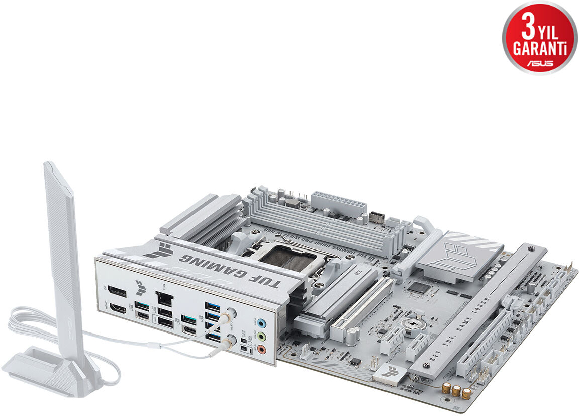 Asus TUF Gaming B850-PRO WIFI7 W NEO AMD B850 Soket AM5 DDR5 9000+MT/s(OC) Wi-Fi 7 ATX Anakart (90MB1NW0-M0EAY0)