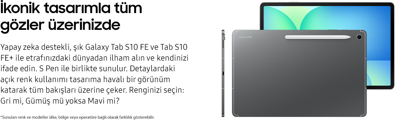 Samsung Tab S10 FE SM-X520 SM-SM-X520NLBRTUR 8/128GB Tablet