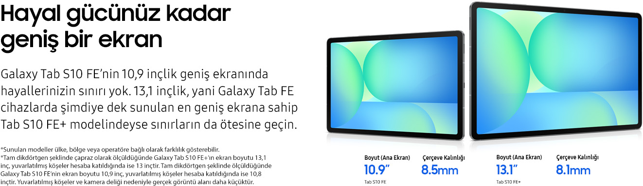 Samsung Tab S10 FE SM-X520 SM-SM-X520NLBRTUR 8/128GB Tablet