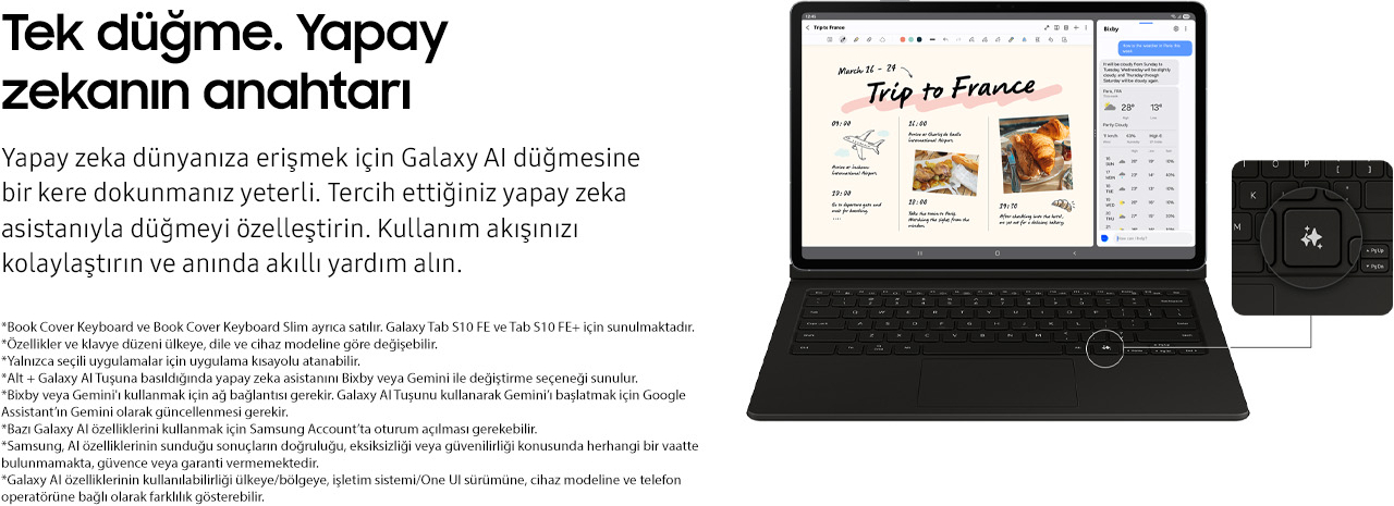 Samsung Tab S10 FE SM-X520 SM-SM-X520NLBRTUR 8/128GB Tablet