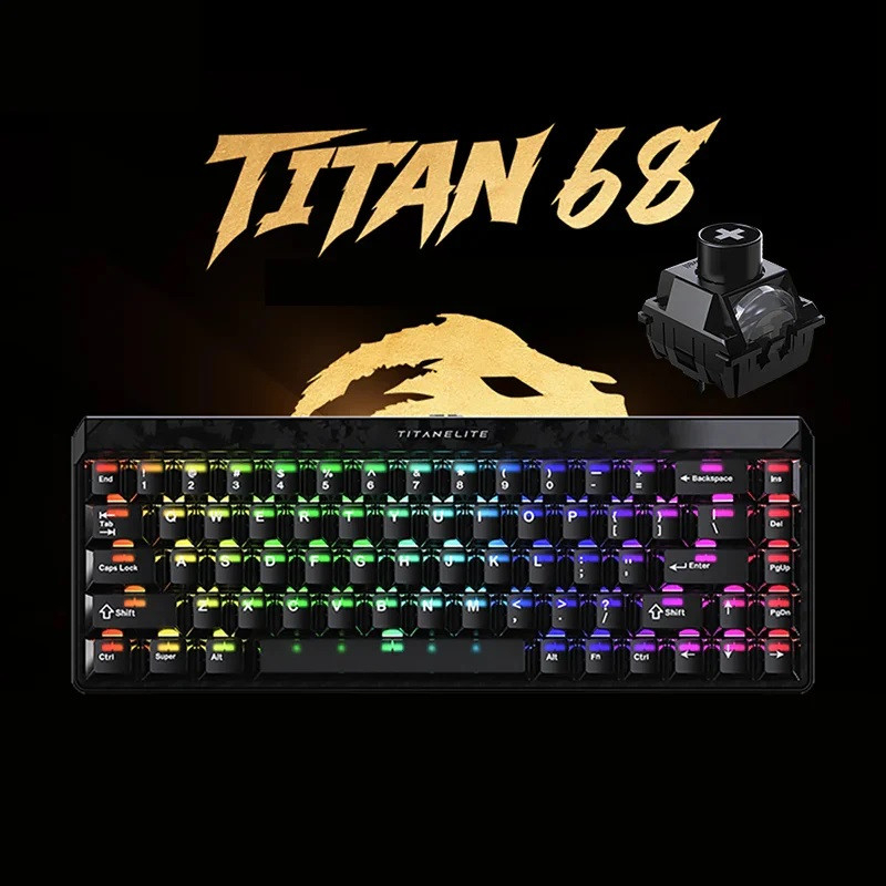 FGG Madlions Titan 68 Turbo (Manyetik Switch / HE) Klavye Siyah