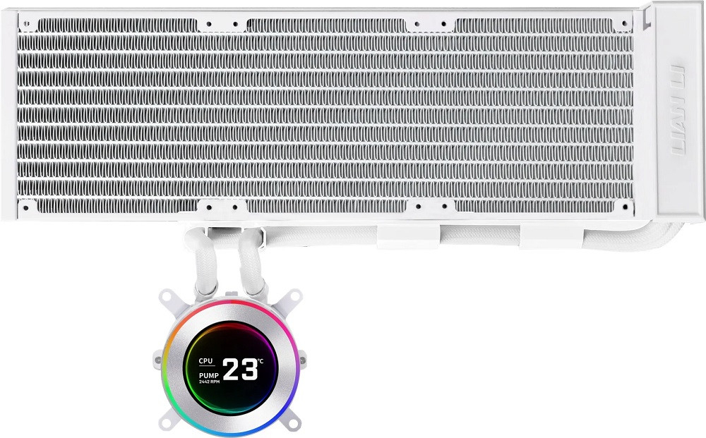 Lian Li Hydro-Shift II LCD-C 360N Beyaz Fansız İşlemcı Sıvı Soğutucu
