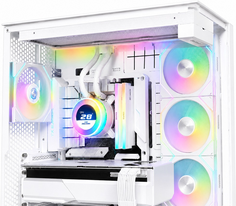 Lian Li Hydro-Shift II LCD-C 360N Beyaz Fansız İşlemcı Sıvı Soğutucu