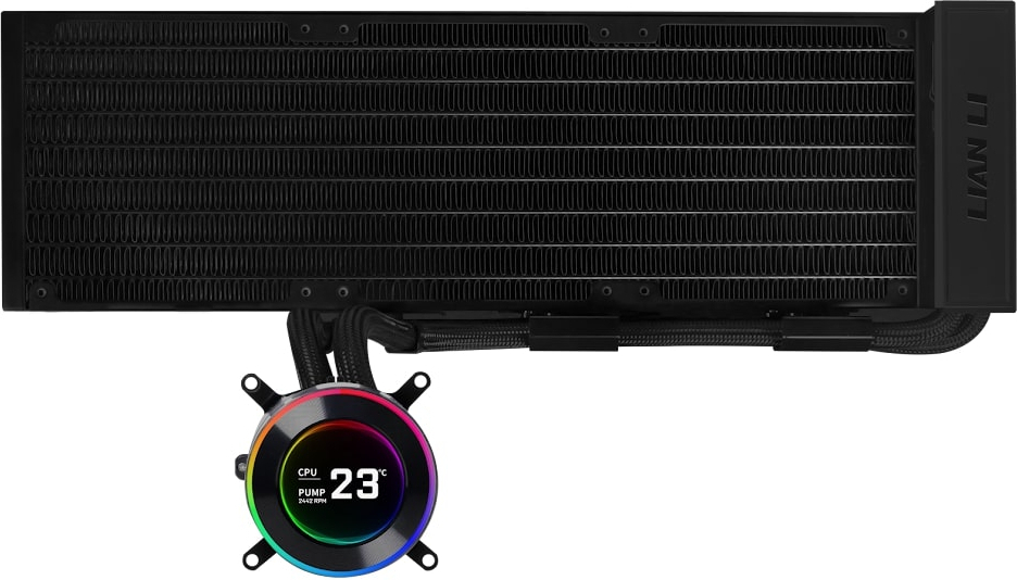 Lian Li Hydro-Shift II LCD-C 360N Siyah Fansız İşlemcı Sıvı Soğutucu
