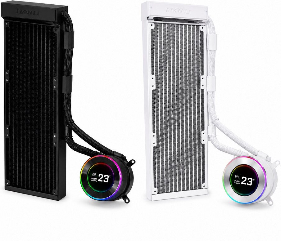 Lian Li Hydro-Shift II LCD-C 360N Siyah Fansız İşlemcı Sıvı Soğutucu