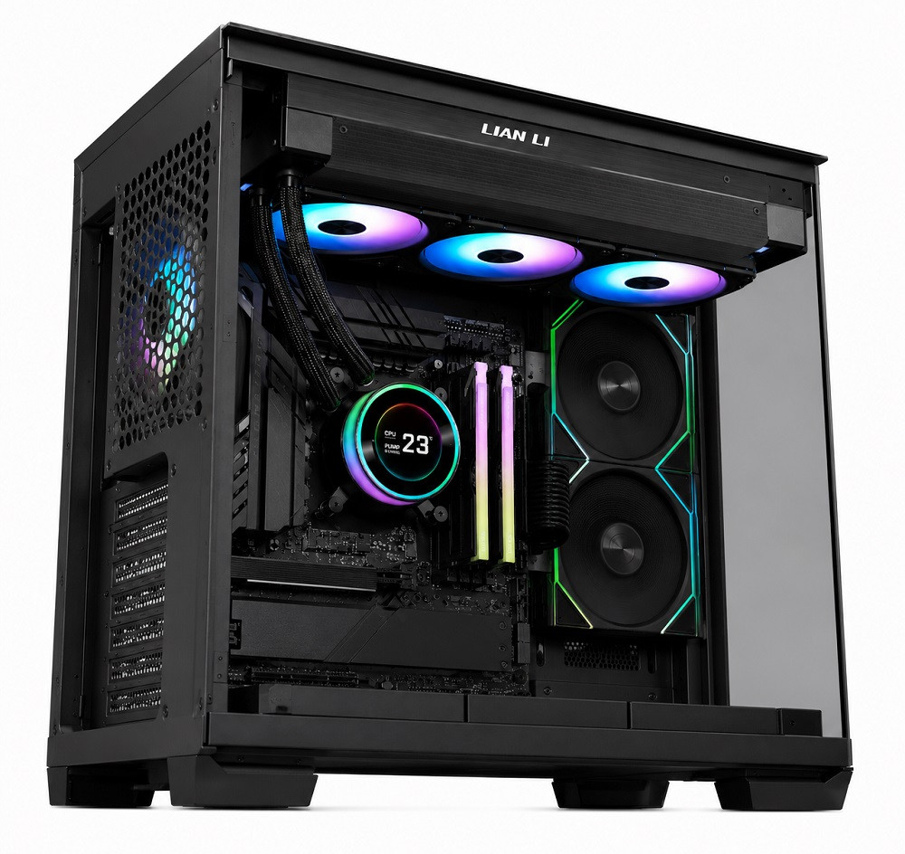 Lian Li Hydro-Shift II LCD-C 360N Siyah Fansız İşlemcı Sıvı Soğutucu