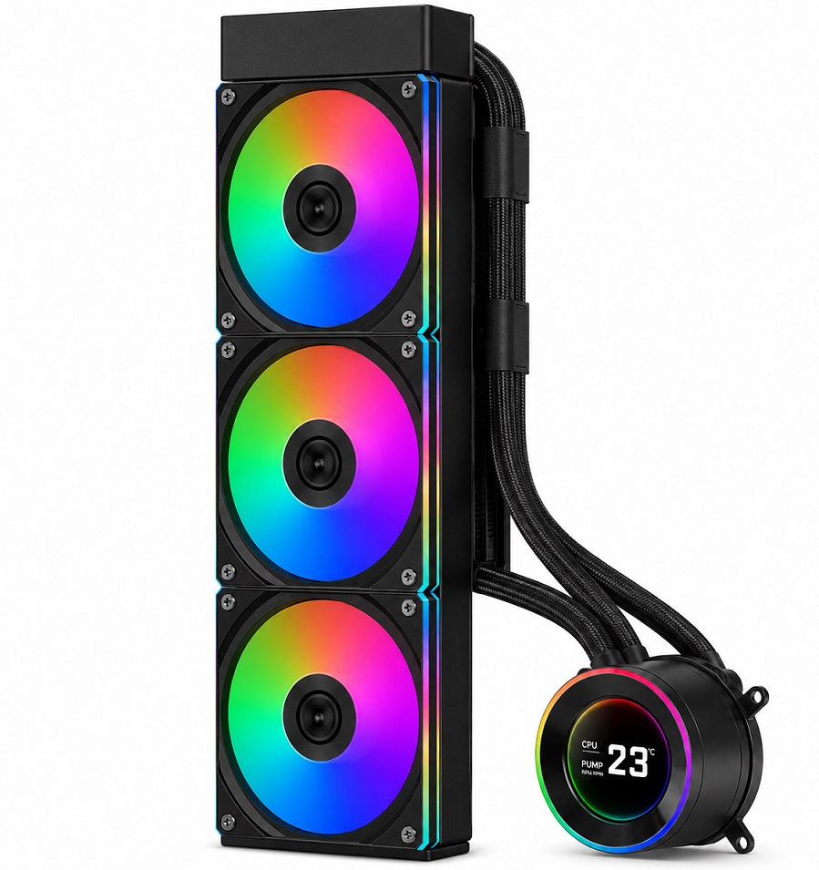 Lian Li Hydro-Shift II LCD-C 360CL Siyah İşlemci Sıvı Soğutma 